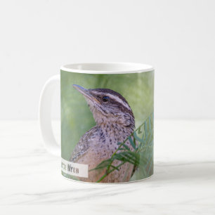 Taza De Café Cactus Wren Matthew 6:25 KJV