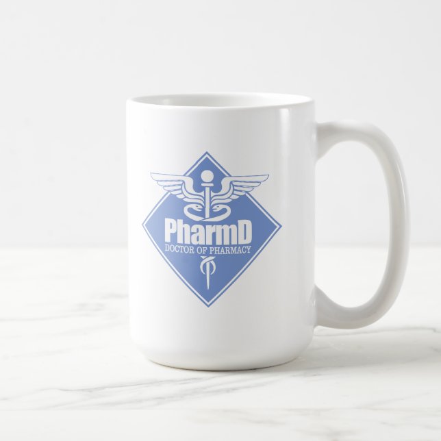 Taza De Café Cad PharmD (diamante) (Derecha)