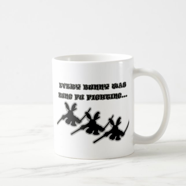 Taza De Café Cada conejito era fu del kung que luchaba… (Derecha)