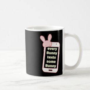 Taza De Café Cada conejito Textos Algunos conejitos de teléfono