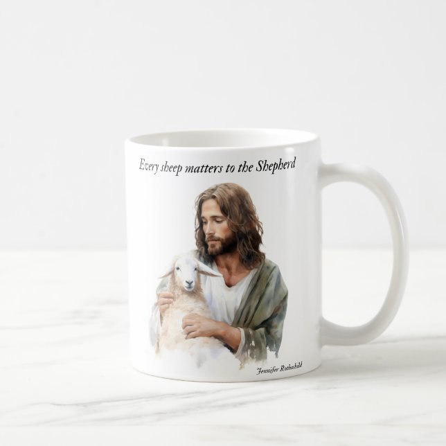 Taza De Café Cada oveja importa para el pastor (Derecha)
