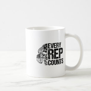 Taza De Café Cada Rep Cuesta Pesas Culturismo Culturista