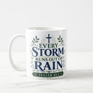 Taza De Café Cada Tormenta Se Queda Sin Lluvia Frase Inspirador