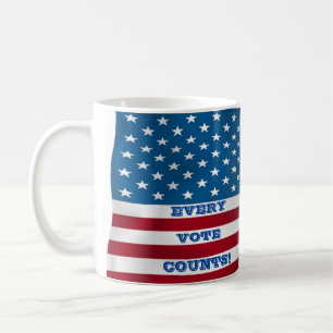 Taza De Café ¡Cada Voto Cuenta! -Jarra