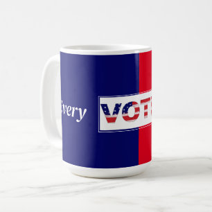 Taza De Café Cada VOTO importa