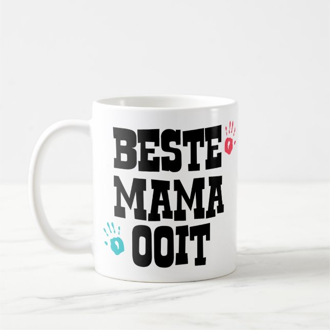 Taza De Café Cadeau mok voor mama met eigen foto (Izquierda)