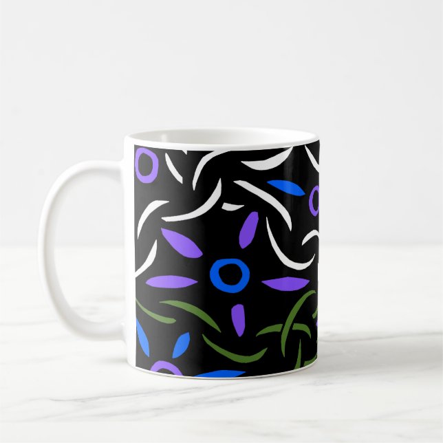 Taza De Café Cadenas abstractas y anillos (Izquierda)