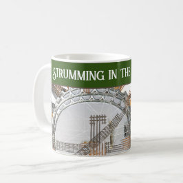 TAZA DE CAFÉ CADENAS DE GUITARRA AL SOL