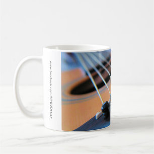 Taza De Café Cadenas de guitarra - Sigan reproduciendo música