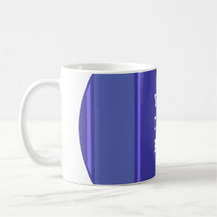 Taza De Café CADENAS DEPORTIVAS - Violeta azul + tu texto