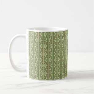 Taza De Café Cadenas ovaladas verdes