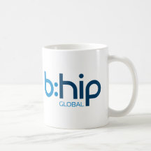 taza de café cadera - blanca