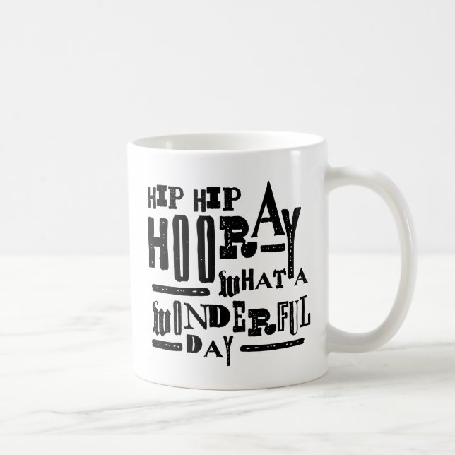 Taza De Café Cadera de la cadera Hooray (Derecha)