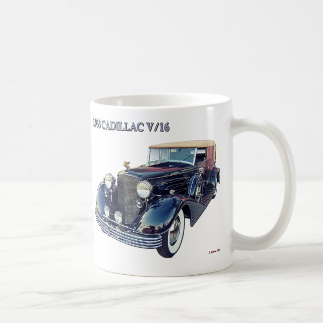 TAZA DE CAFÉ CADILLAC 1933 V/16 #2 (Derecha)