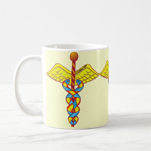 Taza De Café Caduceo (Izquierda)