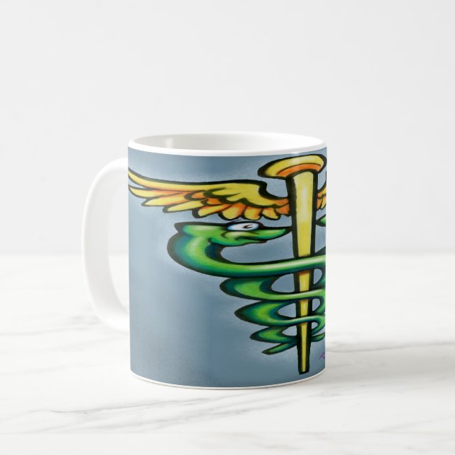Taza De Café Caduceus (Anverso izquierdo)