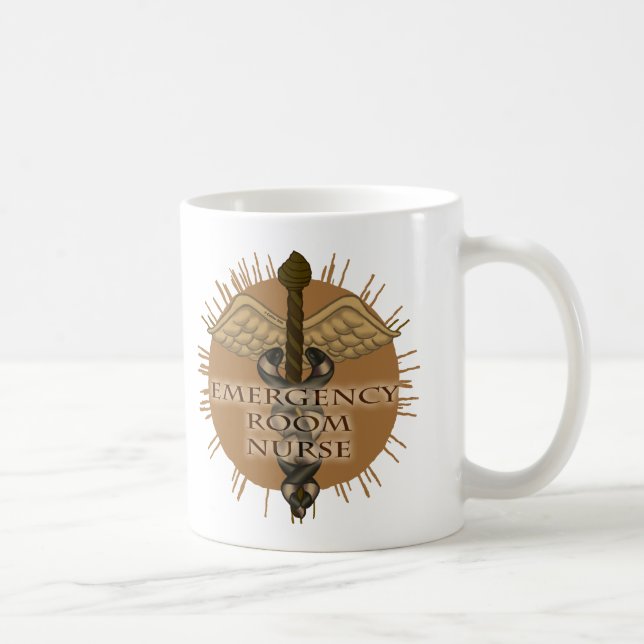 Taza De Café Caduceus ER Nurse Mug (Derecha)