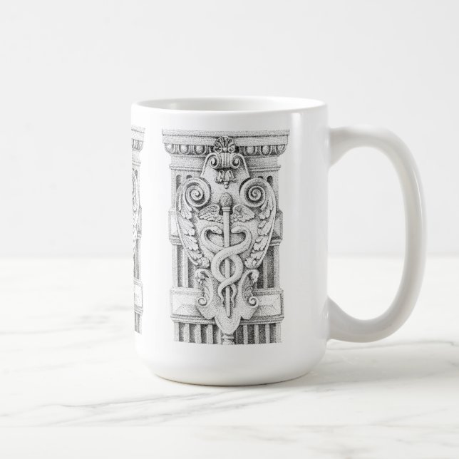 Taza De Café CADUCEUS Tall White Mug (Derecha)