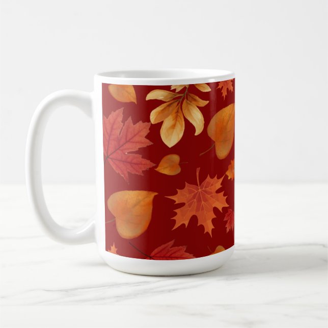 Taza De Café Cae hojas otoño Bliss (Izquierda)