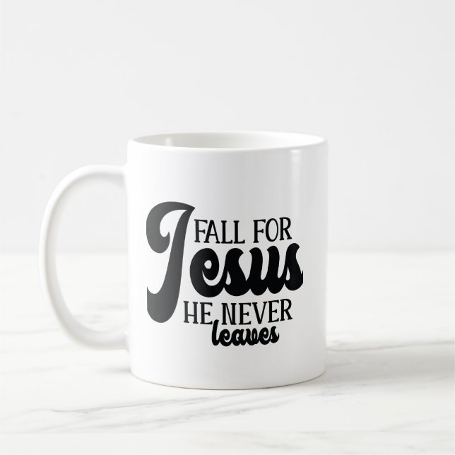 Taza De Café Cae por Jesús que nunca se va (Izquierda)