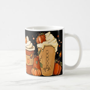 Taza De Café Caer Café Calabaza Spice Latte Bebidas De Otoño Qu
