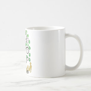 Taza De Café Caer del árbol familiar