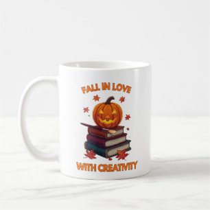 Taza De Café Caer enamorada de la creatividad - Resplandor de o