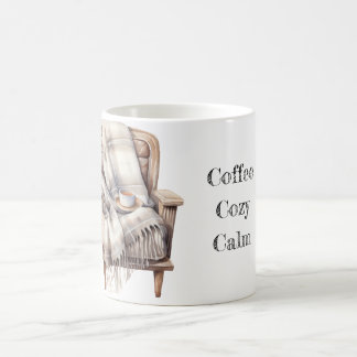 Taza De Café Café, Acogedor, Tranquilo: Mug Temática De Relajac