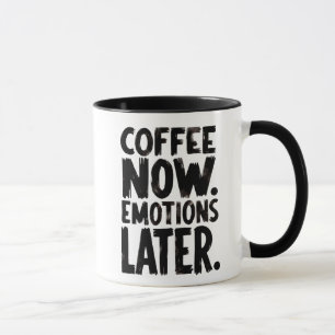 Taza de café 'Café Ahora, Emociones Después'
