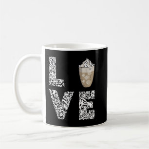 Taza De Café Café Amor Café Helado Café Espuma Leche Cappucccin