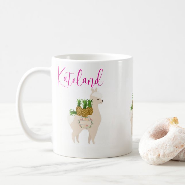 Taza De Café Café Animal Floral Mug (Con donut)