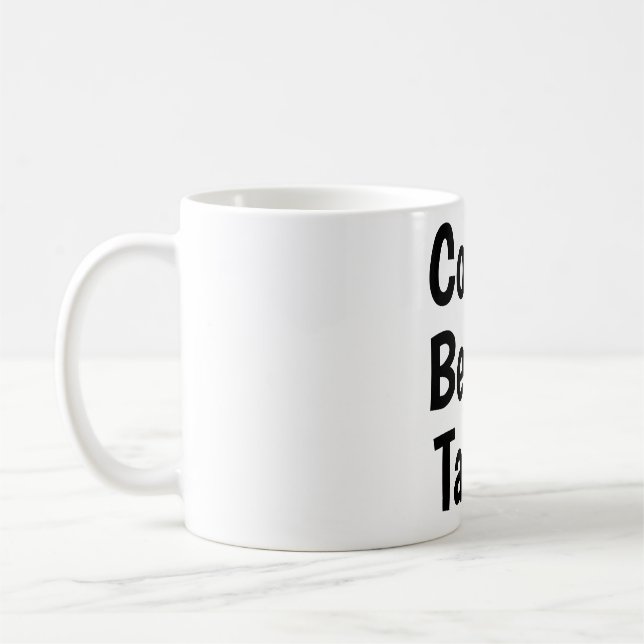Taza De Café café antes de hablar (Izquierda)