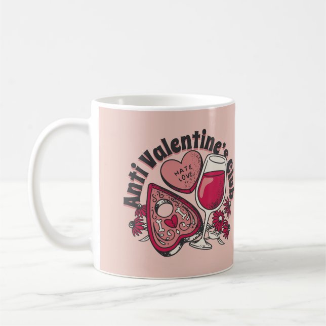 Taza De Café Café anti San Valentín (Izquierda)