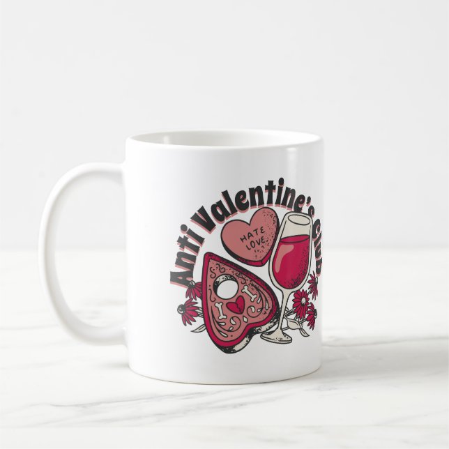 Taza De Café Café anti San Valentín (Izquierda)