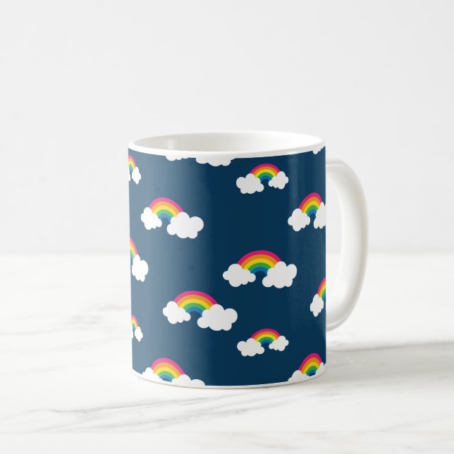 Taza De Café Café arcoiris Mug (Anverso derecho)