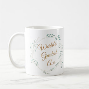 Taza De Café Café Avó más grande del mundo - Hojas de oliva