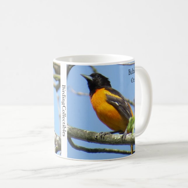 Taza De Café Café Baltimore Oriole Mug by BirdingCollectibles (Anverso derecho)