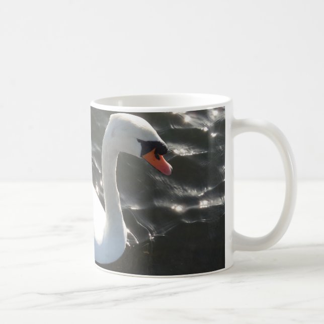 Taza De Café Café blanco de cisne blanco (Derecha)