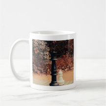 Café blanco Mug Slay King Chess con peón