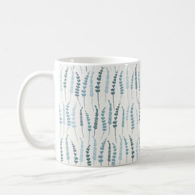 Taza De Café Café botánico azul para granjas (Izquierda)