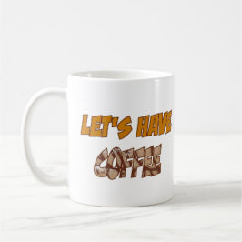 Taza De Café Café Brown Lettering Coffee Mug
