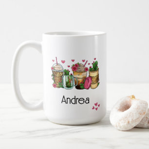 Taza De Café Café Cacti del suroeste divertido personalizado