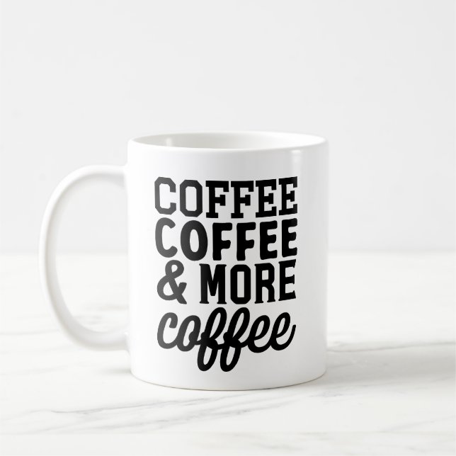 Taza De Café Café, café y más café (Izquierda)