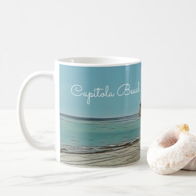 Taza De Café Café Capitola Beach (Con donut)
