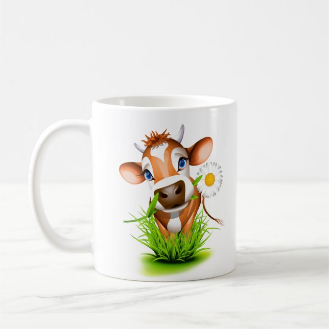 Taza De Café Café cerámico Mug-Cow Coffee Mug (Izquierda)