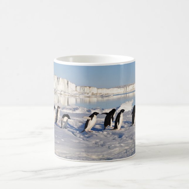 Taza De Café Café cerámico Mug-Penguins (Centro)