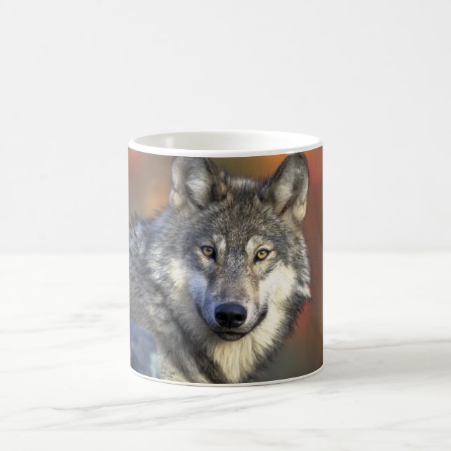 Taza De Café Café cerámico Mug-Wolf (Centro)