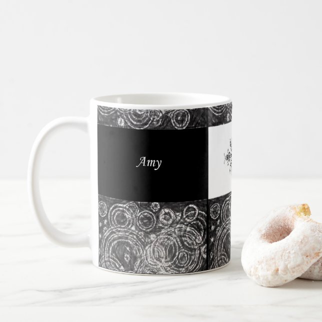 Taza De Café café chocolate caliente té café mugre (Con donut)