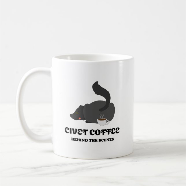 Taza De Café Café Civet Detrás De Las Escenas (Izquierda)