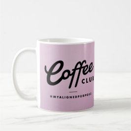 Taza De Café Café Club Mug - púrpura oscuro